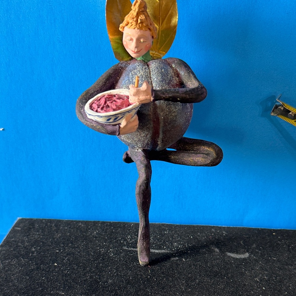 Vintage Patience Brewster Tutti Fruitti Lemon Fairy Ornament by Department 56